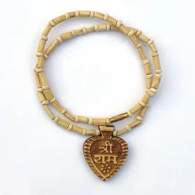 Tulsi Mala Original with Ram Locket for Children, 18 Inch, From Vrindavan